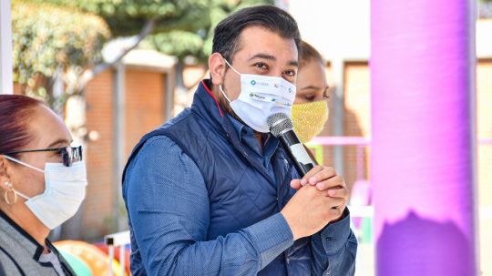 Entrega Salvador Santos Cedillo infraestructura a favor de la niñez en Benito&nbsp;Juárez