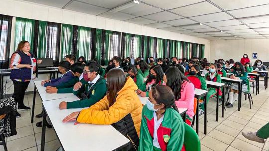 Imparten plática sobre prevención de la violencia a estudiantes de Huamantla en el Día&nbsp;Naranja