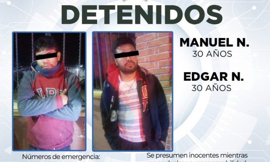 Aseguran policías de Huamantla a presuntos ladrones de&nbsp;autopartes