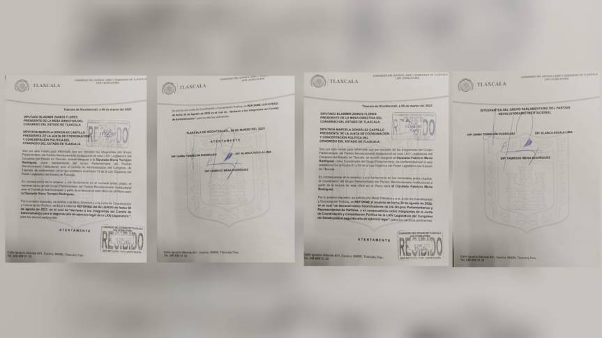 Cambio de estafetas en el Congreso, Fabricio Mena a la coordinación del PRI y Diana Torrejón al Comité de&nbsp;Administración