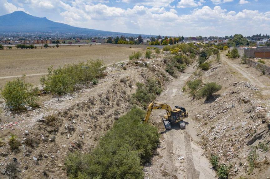 REALIZA AYUNTAMIENTO DE HUAMANTLA ACCIONES DE DESAZOLVE PARA PROTEGER A LA CIUDADANÍA EN TEMPORADA DE&nbsp;LLUVIAS