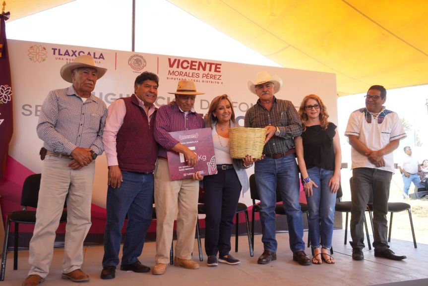 Diputado Vicente Morales Pérez inauguró el Fondo de semillas nativas “Teocintle” en&nbsp;Hueyotlipan
