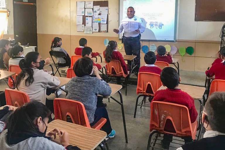 MANTIENE POLICÍA DE HUAMANTLA ACCIONES PREVENTIVAS CONTRA EL BULLYING EN&nbsp;ESCUELAS