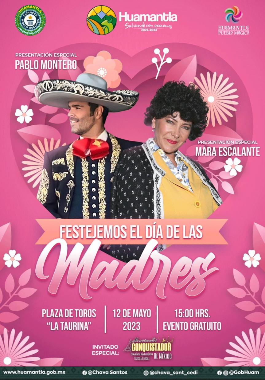 DOÑA LUCHA Y PABLO MONTERO DELEITARÁN A LAS MADRES DE&nbsp;HUAMANTLA