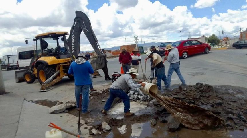 REPARA CAPAMH AVERÍA EN LÍNEA PRINCIPAL DEL POZO BENITO&nbsp;JUÁREZ
