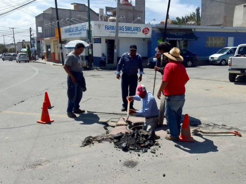 DESAZOLVA CAPAMH HOYAS DEL DRENAJE PLUVIAL TAPADAS POR FUERTES&nbsp;LLUVIAS