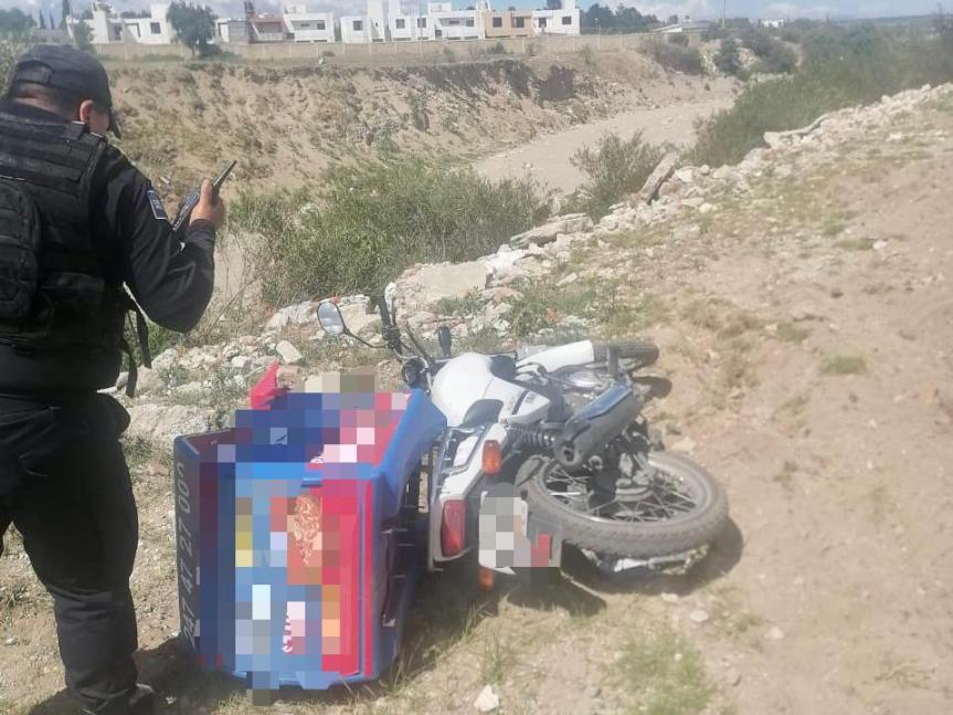 RECUPERA POLICÍA DE HUAMANTLA MOTOCICLETA&nbsp;ROBADA