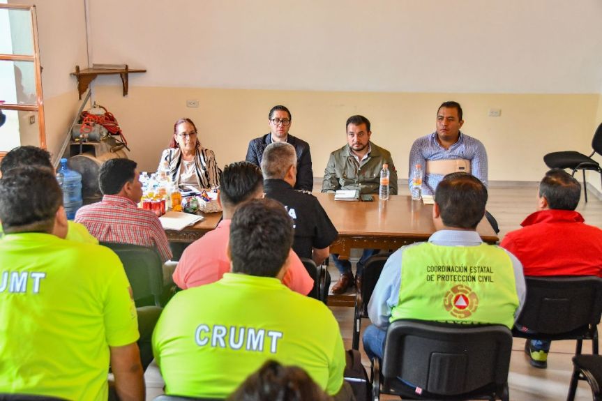 AUTORIDADES MUNICIPALES, ESTATALES Y CUERPOS DE SEGURIDAD REVISAN LA LOGÍSTICA DE LA CARRERA DE&nbsp;CARCACHAS