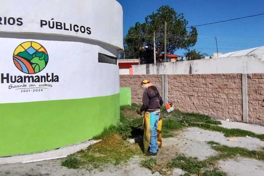 EJECUTA AYUNTAMIENTO DE HUAMANTLA MANTENIMIENTO DEL RECINTO PARA LA FERIA INTERNACIONAL DEL ARTE EFÍMERO Y LA DALIA&nbsp;2023