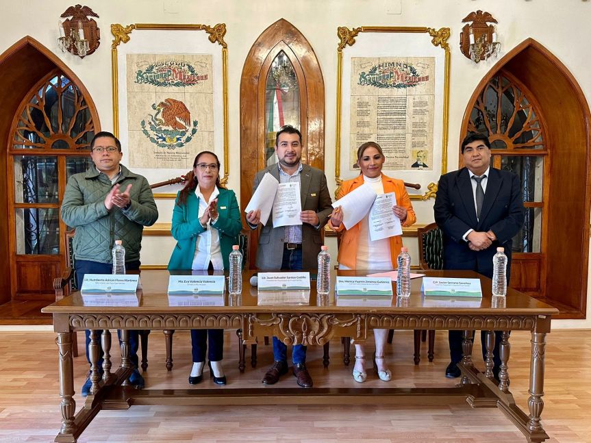 SIGNÓ AYUNTAMIENTO DE HUAMANTLA CONVENIO DE COLABORACIÓN CON&nbsp;COEPRIST