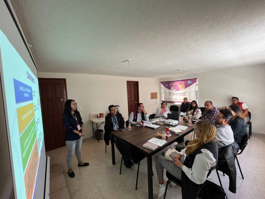 ASISTE EL MUNICIPIO DE SANTA CRUZ TLAXCALA A CAPACITACIONES DE BIENESTAR&nbsp;ANIMAL