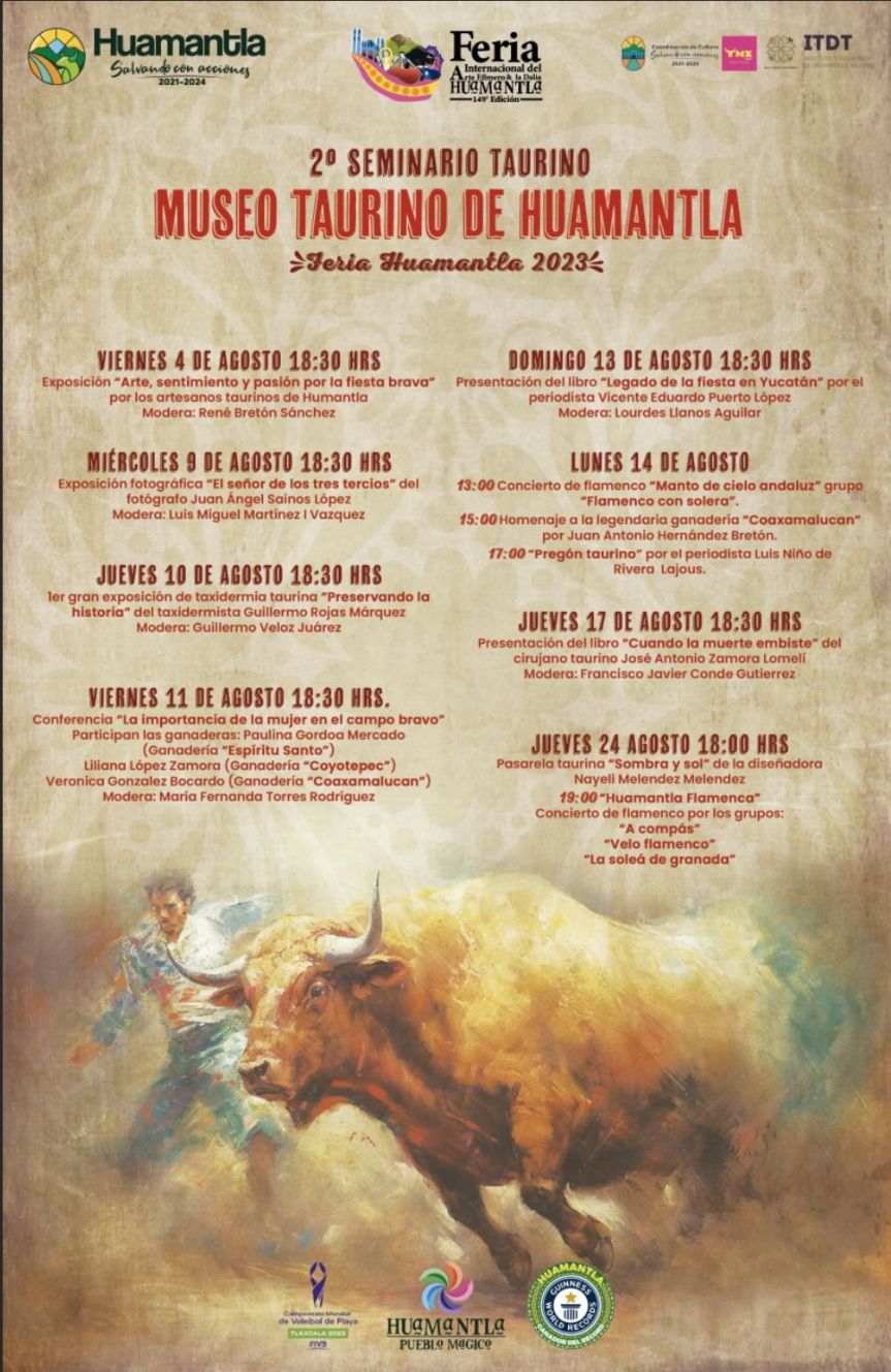 ANUNCIA ITDT “SEGUNDO SEMINARIO TAURINO” EN&nbsp;HUAMANTLA