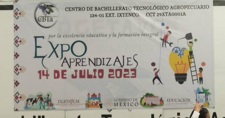 Con éxito lleva a cabo CBTA 134-01 extensión Ixtenco; Expo Aprendizajes&nbsp;2023