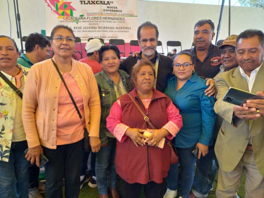 El “Movimiento Nacional por la Esperanza” llevó a cabo su asamblea estatal encabezada por René Bejarano y doña Catalina Flores&nbsp;Hernández
