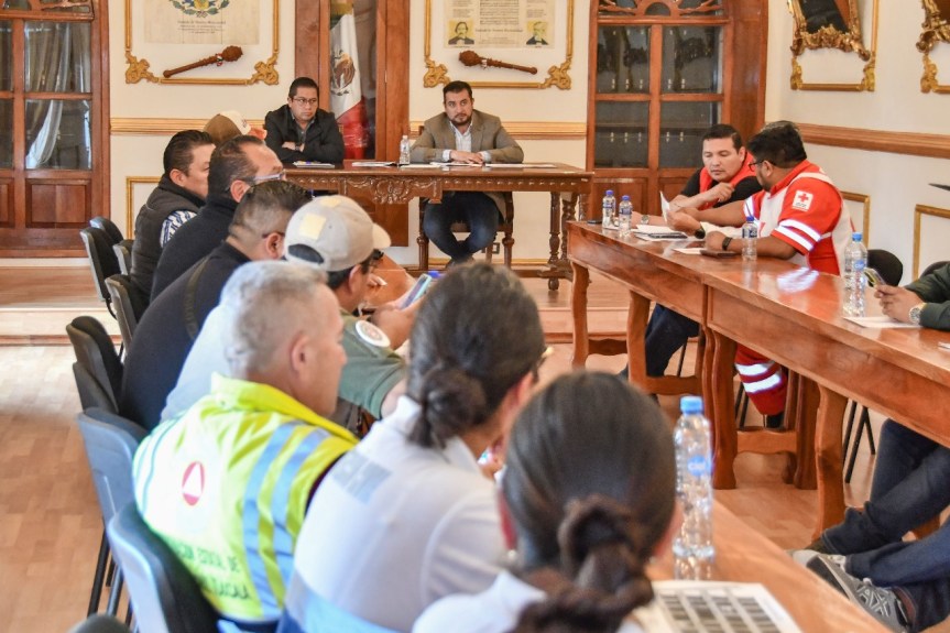 REFUERZAN AUTORIDADES ESTATALES Y MUNICIPALES OPERATIVO PARA LA “NOCHE DE BURLADEROS” Y LA TRADICIONAL&nbsp;“HUAMANTLADA”
