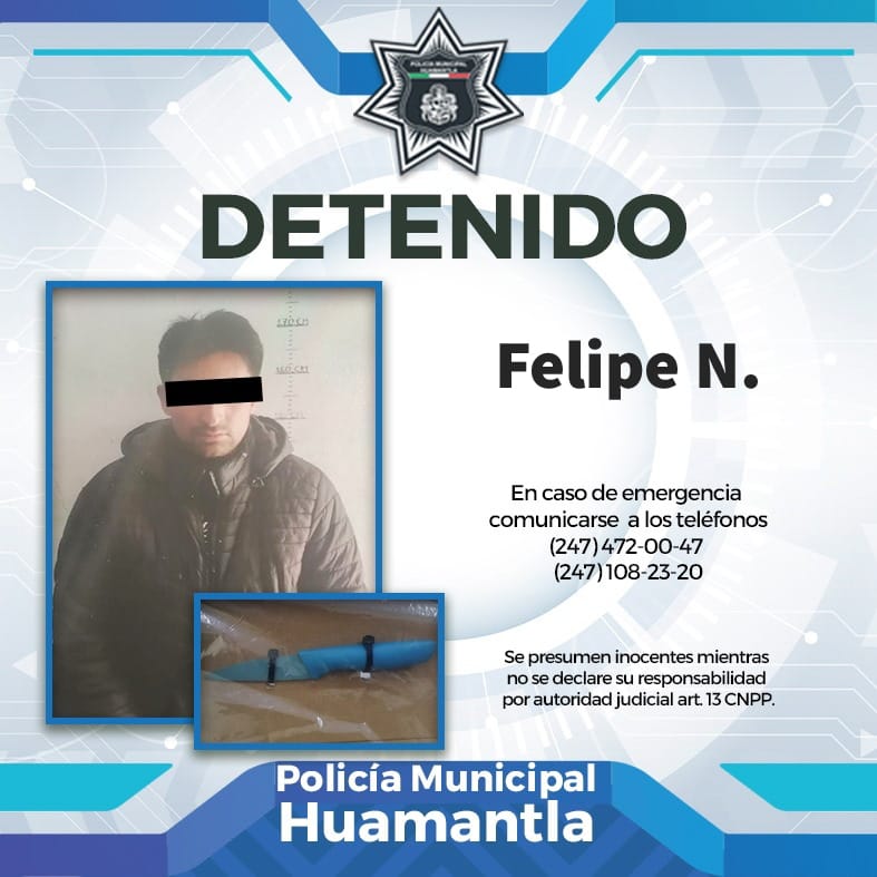 SALVA POLICÍA MUNICIPAL DE HUAMANTLA A MUJER DE SER AGREDIDA CON ARMA&nbsp;PUNZOCORTANTE