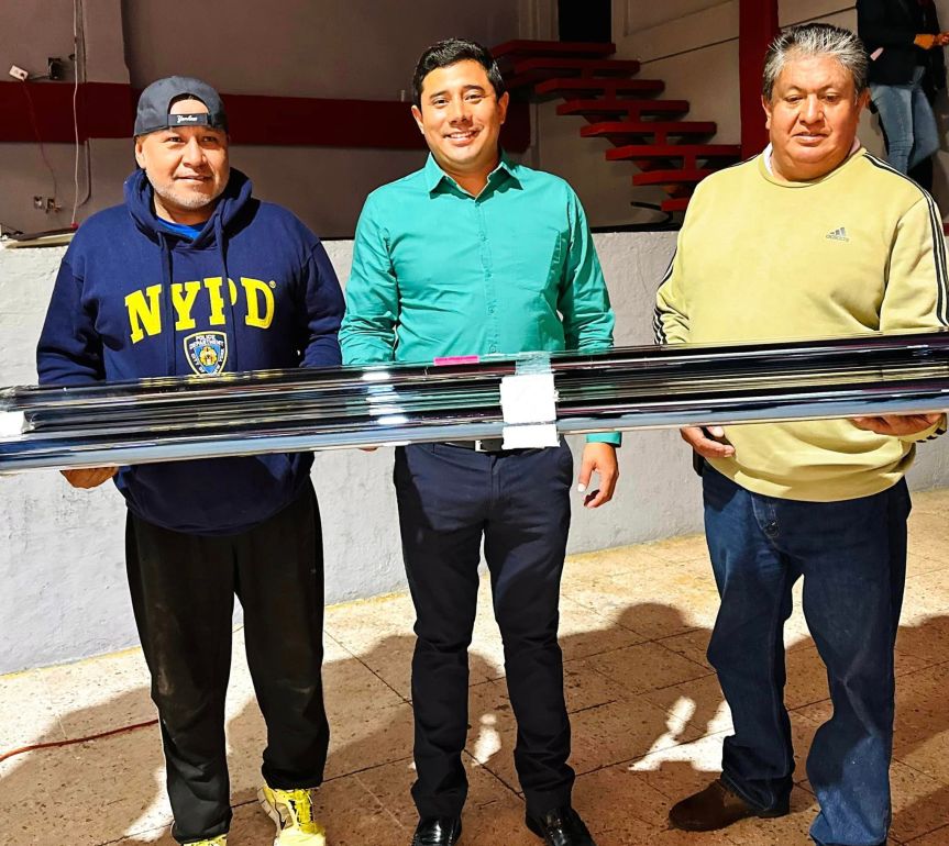 AVANZA CON ÉXITO LA ENTREGA DE TUBOS PARA CALENTADORES SOLARES EN SANTA CRUZ&nbsp;TLAXCALA