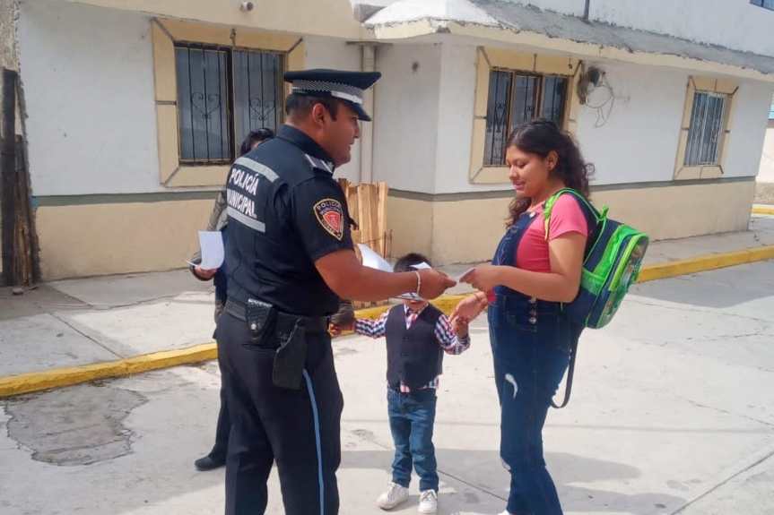 REFUERZA POLICÍA MUNICIPAL DE HUAMANTLA ESTRATEGIA DE PROXIMIDAD SOCIAL ENTRE LA&nbsp;POBLACIÓN