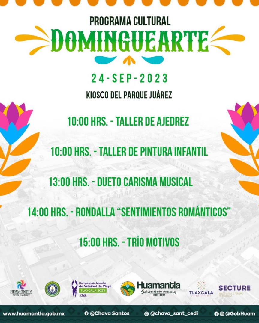 GRANDES PRESENTACIONES ARTÍSTICAS TENDRÁ EL PROGRAMA CULTURAL “DOMINGUEARTE” EN&nbsp;HUAMANTLA