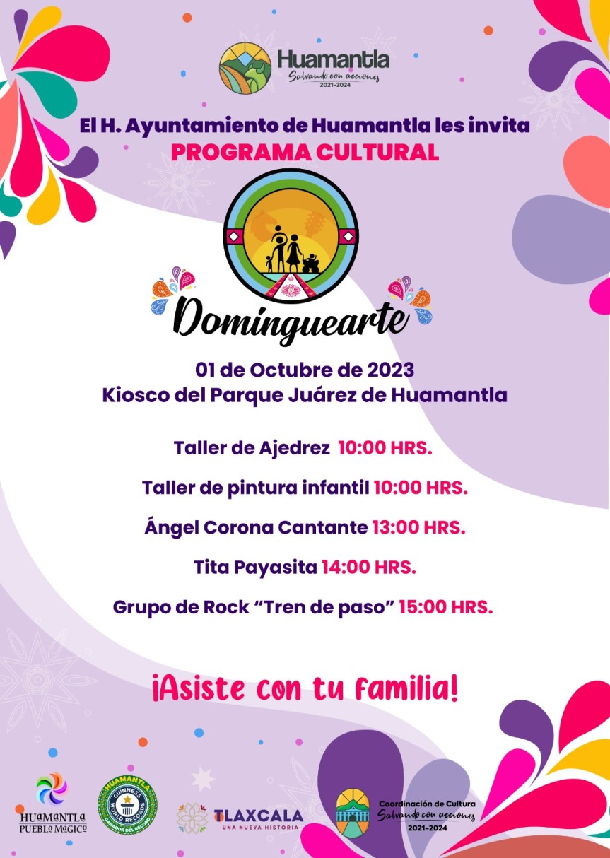 INICIA EL MES DE OCTUBRE ASISTIENDO AL PROGRAMA CULTURA&nbsp;DOMINGUEARTE