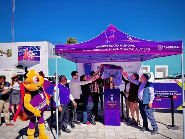 Llega el Trophy Tour del mundial de volibol de Playa a Santa Cruz&nbsp;Tlaxcala