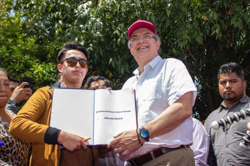 El Camino de México inicia en Tlaxcala: Marcelo&nbsp;Ebrard