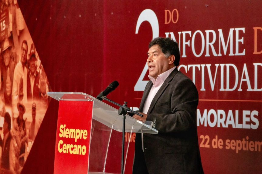 RINDE DIPUTADO VICENTE MORALES PÉREZ SEGUNDO INFORME DE&nbsp;ACTIVIDADES