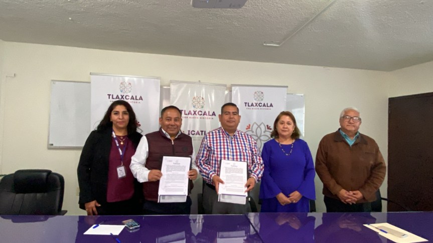 FIRMAN CONVENIO FOMTLAX E ICATLAX PARA QUE LOS EDUCANDOS TENGAN LAS FACILIDADES DE ACCEDER A UN&nbsp;CRÉDITO