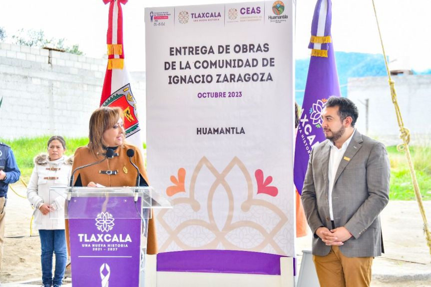 ASISTE SALVADOR SANTOS CEDILLO A LA ENTREGA DE OBRAS DE LA GOBERNADORA DEL ESTADO EN IGNACIO&nbsp;ZARAGOZA