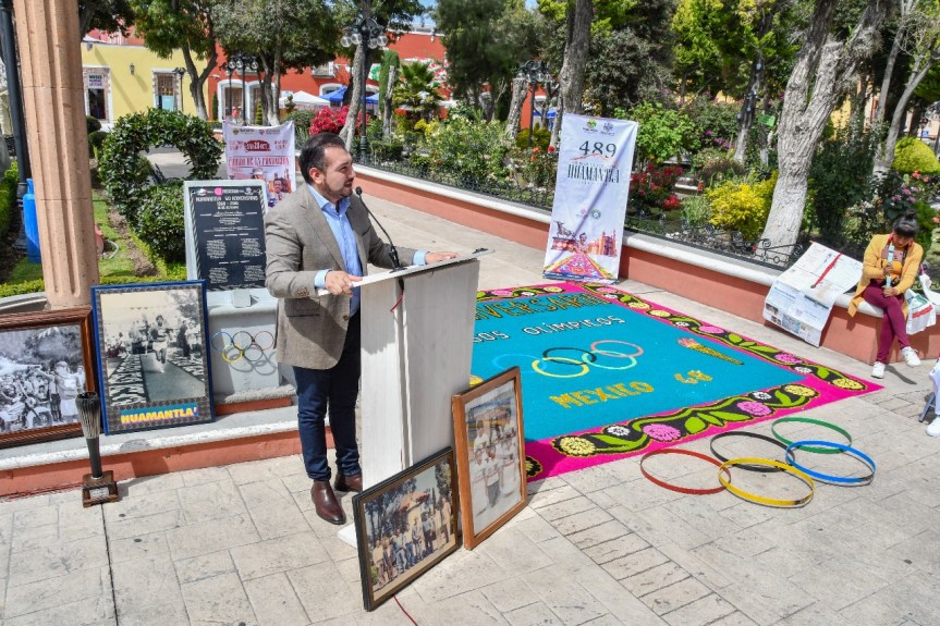 CONMEMORA AYUNTAMIENTO DE HUAMANTLA 55 ANIVERSARIO DEL PASO DEL FUEGO&nbsp;OLÍMPICO