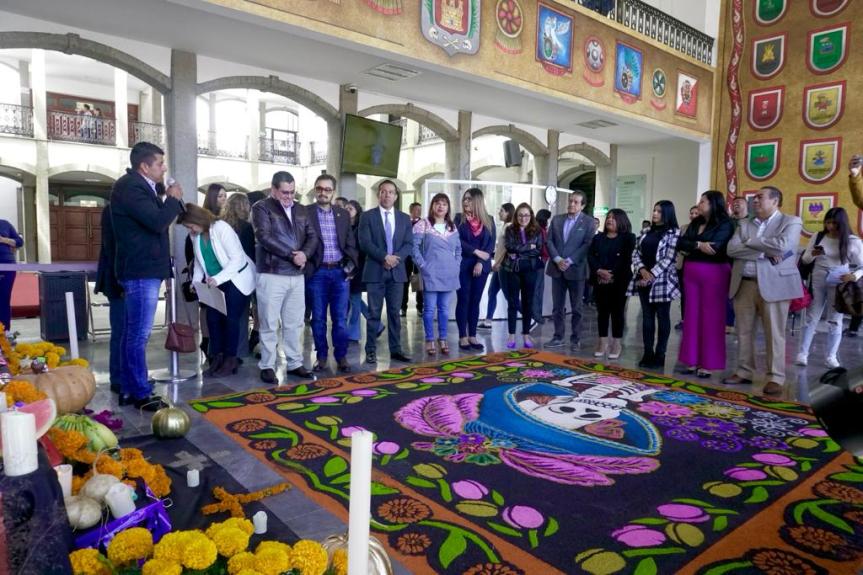 Presentan ofrenda dedicada a Leandro Rosete en el Congreso&nbsp;local