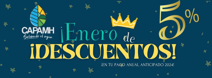 ANUNCIA CAPAMH DESCUENTOS EN EL PAGO ANUAL ANTICIPADO DE AGUA POTABLE EN&nbsp;HUAMANTLA