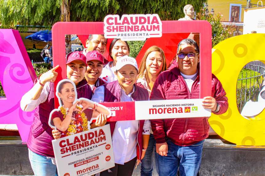 Los tlaxcaltecas con firme respaldo a favor de Claudia Sheinbaum:&nbsp;Morena