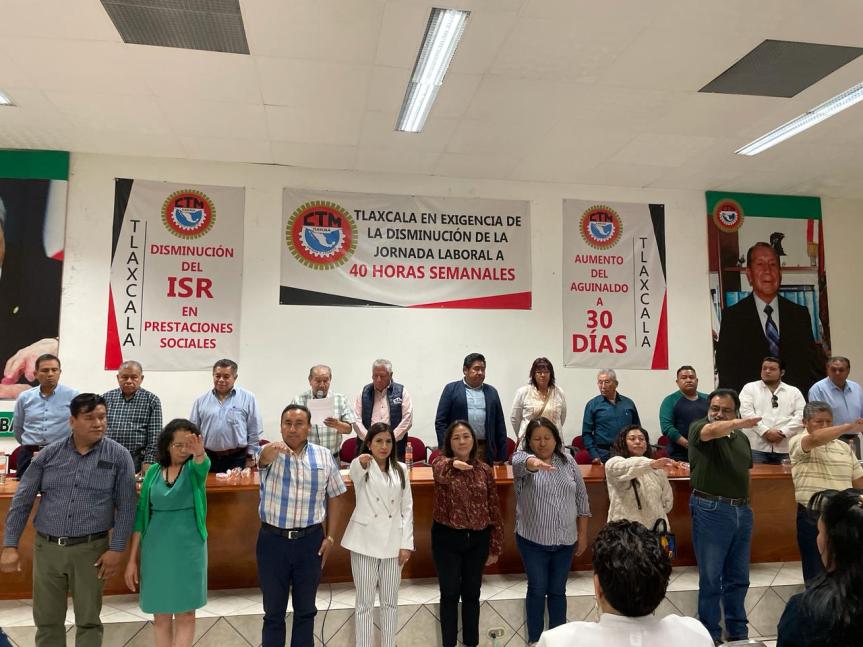 EL COMITÉ NACIONAL DE LA CTM RESPALDA A TRABAJADORES DE LA UNIVERSIDAD POLITÉCNICA DE&nbsp;TLAXCALA.