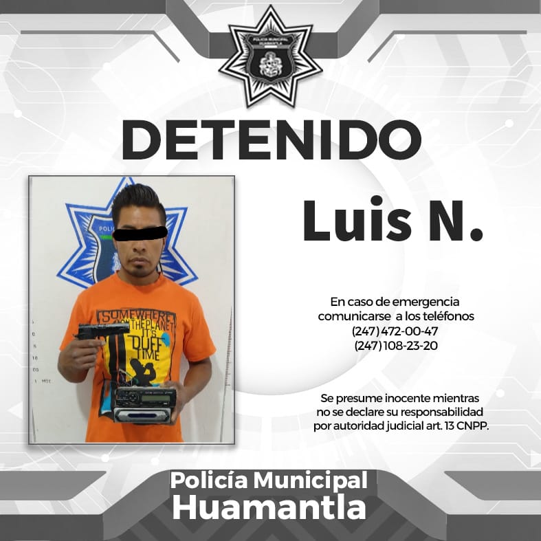 POLICÍA DE HUAMANTLA DETIENE A PERSONA QUE SUSTRAJO UN&nbsp;AUTOESTÉREO