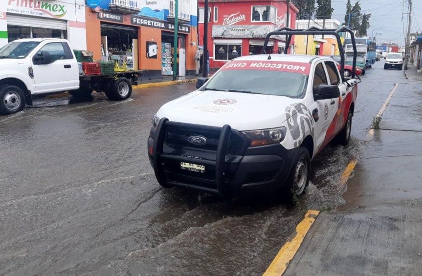 REALIZA PROTECCIÓN CIVIL DE HUAMANTLA RECORRIDO PREVENTIVO TRAS CAÍDA LEVE DE&nbsp;GRANIZO