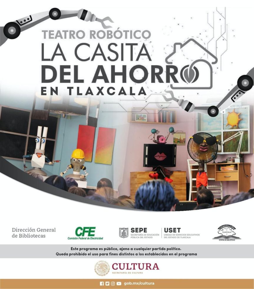 OBRA: TEATRO ROBÓTICO “LA CASITA DEL AHORRO EN TLAXCALA” LLEGA A&nbsp;HUAMANTLA
