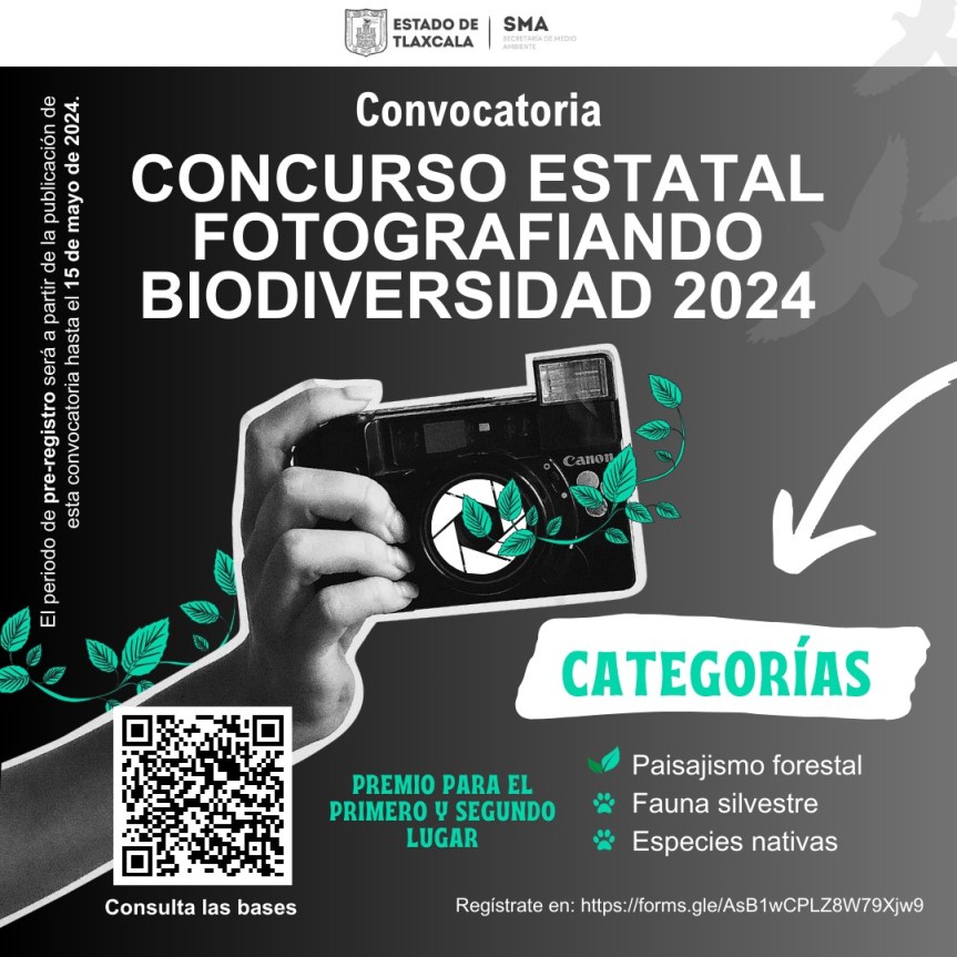 CONVOCA SMA A CONCURSO ESTATAL “FOTOGRAFIANDO LA BIODIVERSIDAD&nbsp;2024”