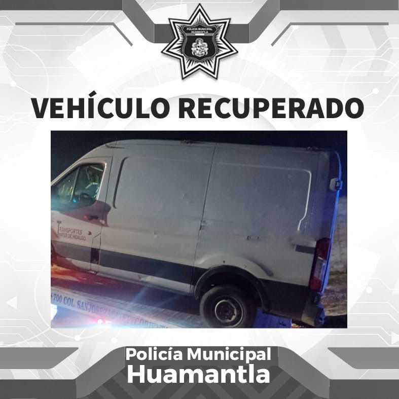 POLICÍA DE HUAMANTLA LOCALIZA EN MINUTOS UNIDAD REPORTADA COMO&nbsp;ROBADA