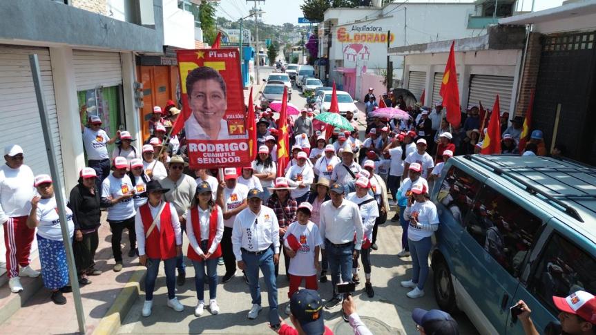 Rodrigo Cuahutle cumplió su compromiso de visitar cada rincón del&nbsp;estado
