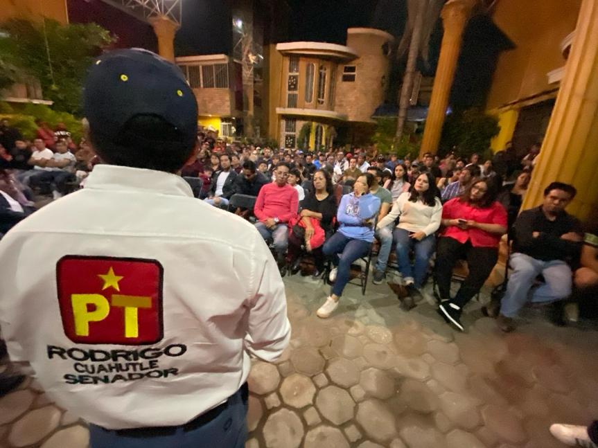 El apoyo del pueblo se inclina hacia Claudia Sheinbaum y Rodrigo Cuahutle del&nbsp;PT