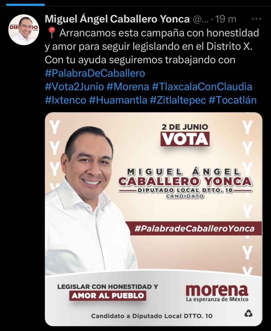 Arranca campaña Yonca por el distrito&nbsp;X