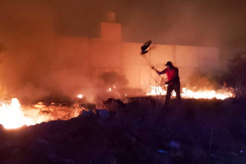 CONTROLA COORDINACIÓN DE PROTECCIÓN CIVIL DE HUAMANTLA DOS INCENDIOS 