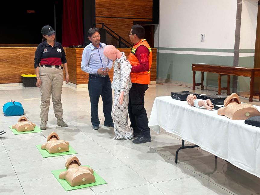 CAPACITA PROTECCIÓN CIVIL DE HUAMANTLA A PERSONAL DEL AYUNTAMIENTO CON CURSO DE PRIMEROS&nbsp;AUXILIOS