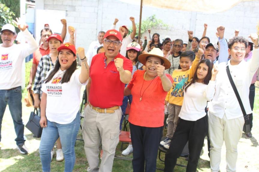 Reciben a Carlos Ixtapale con entusiasmo en localidades de&nbsp;Huamantla