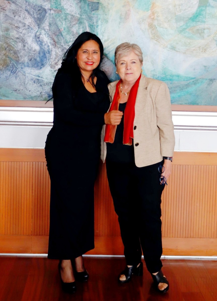 Presidenta del Senado de la República se reúne con Alicia Bárcena para hablar de la política Exterior de&nbsp;México