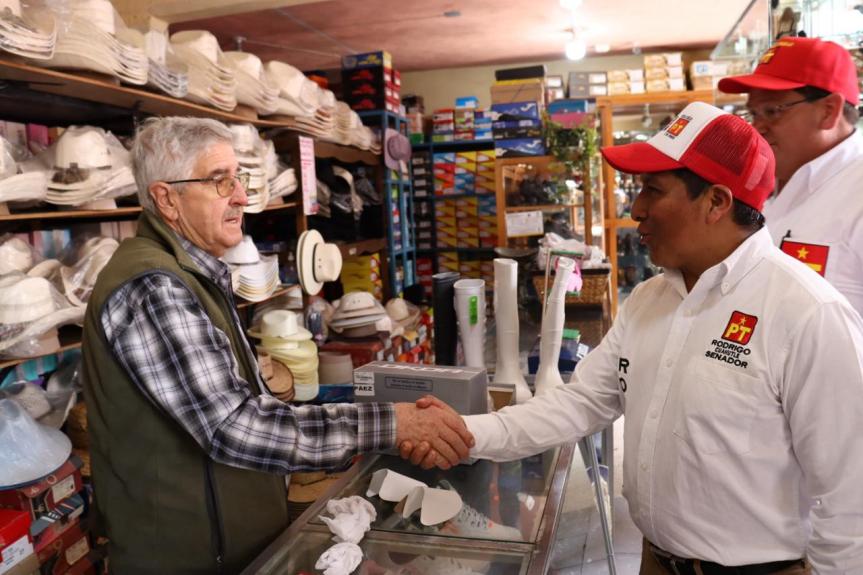 Un voto por Cuahutle es un voto para que siga aumentando el salario mínimo:&nbsp;Cuahutle