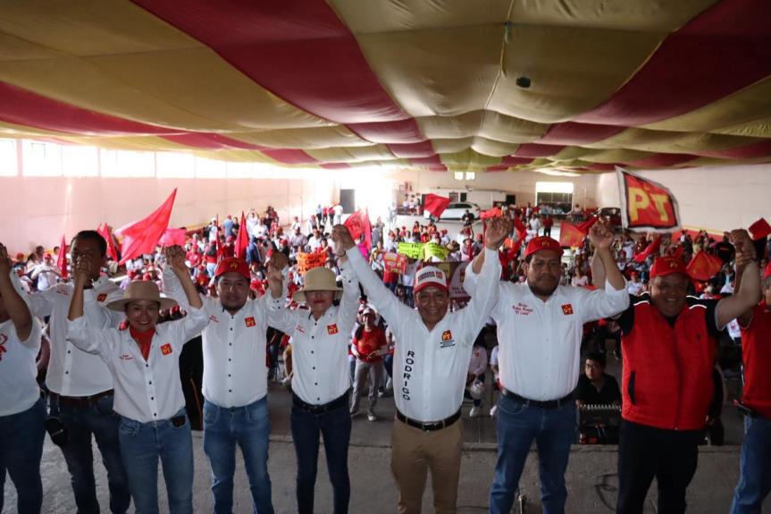 Rodrigo Cuahutle Salazar se prepara para recibir un respaldo masivo de los tlaxcaltecas en los comicios del próximo&nbsp;domingo