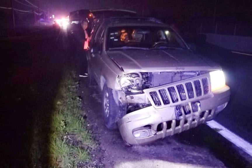 ATIENDE POLICÍA DE HUAMANTLA ACCIDENTE VEHICULAR EN LA COLONIA CUAUHTÉMOC  
