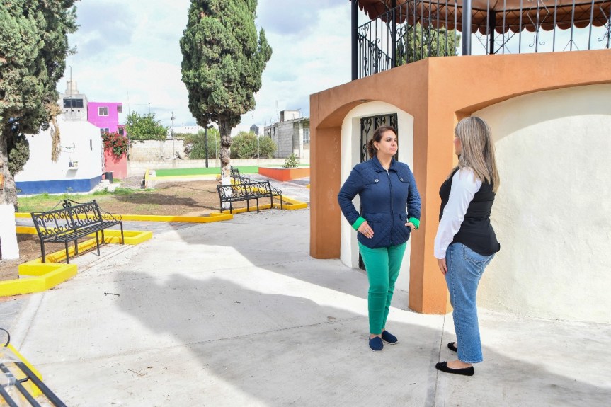 SUPERVISA LUZ MARÍA CALVA PIMENTEL OBRAS PÚBLICAS EN EL MUNICIPIO DE&nbsp;HUAMANTLA